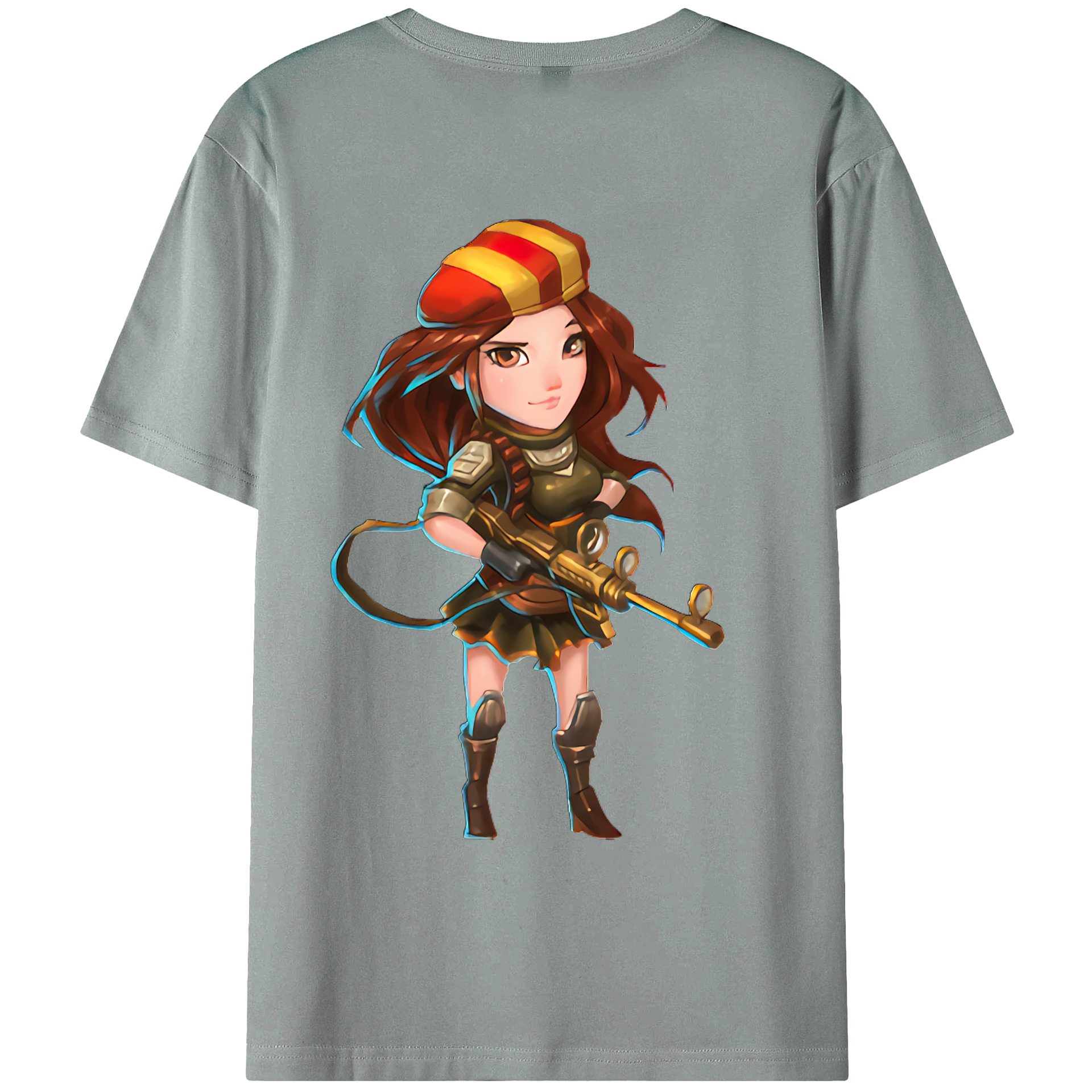 （画像用） リーグ・オブ・レジェンド League of Legends LOL 綿100％ メンズ半袖Tシャツ（バックプリント） 通気性